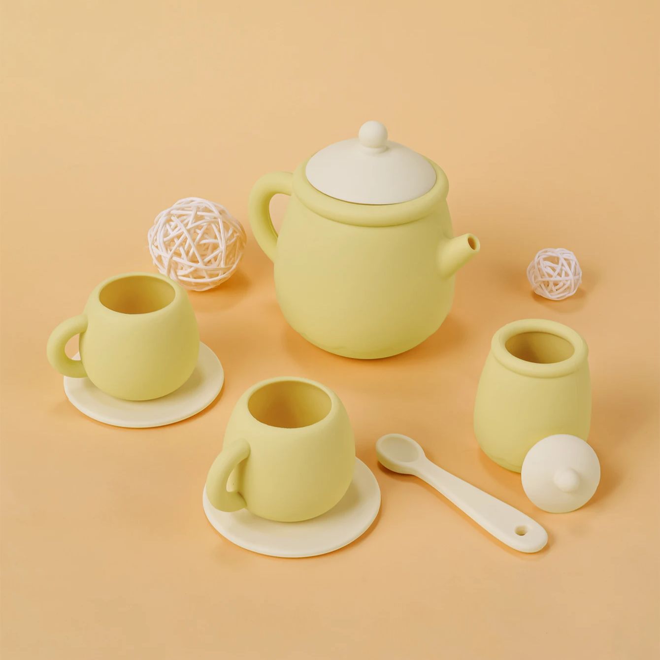 Kids Toys Kitchen Set - 1set Children Home Tea Set Afternoon