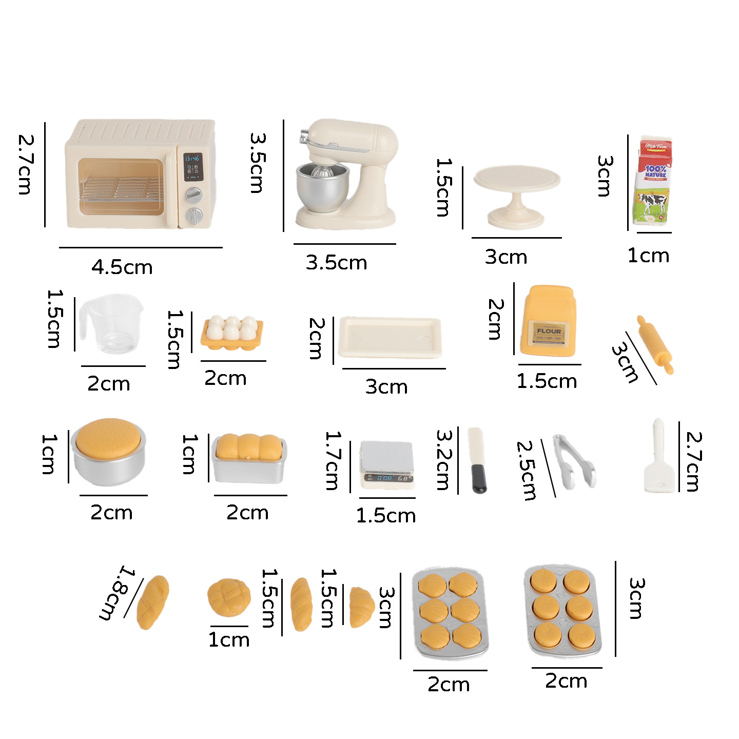 Mini Baking Pretend Play Set,  - огляд і ціна Kids Toys Kitchen Set